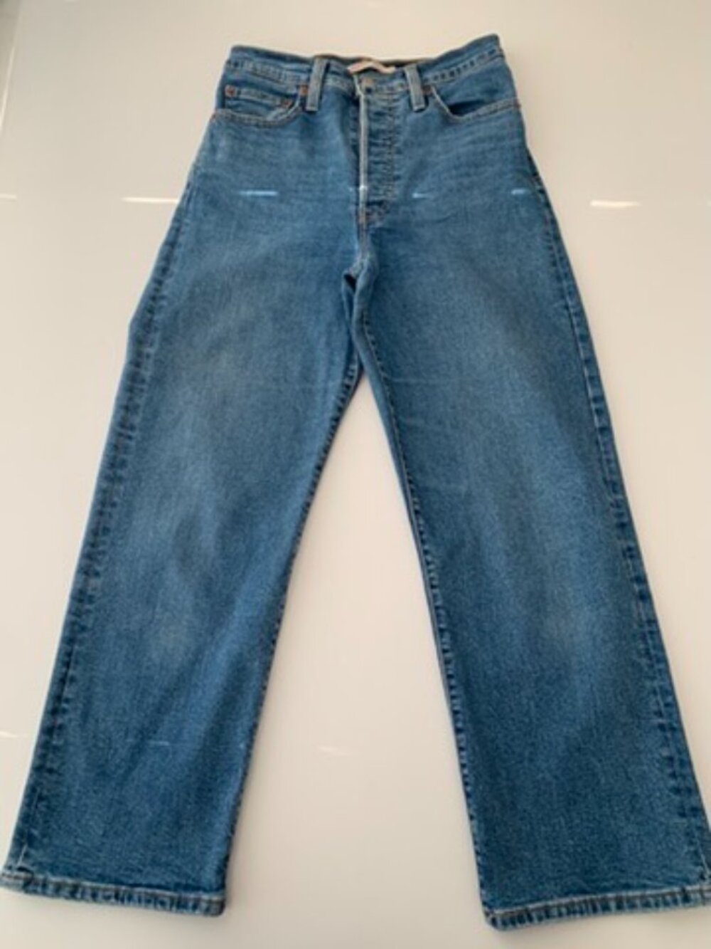 Levi's Ribcage Straight Ankle Jeans size 27 - Picture 4 of 11